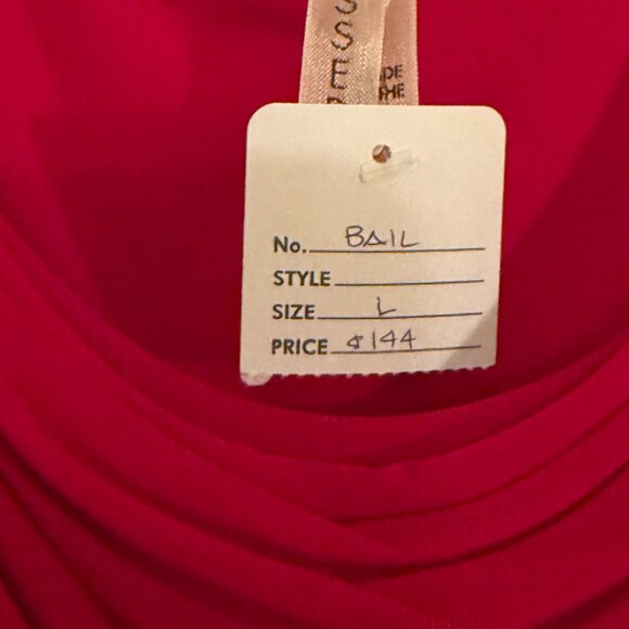 THE PERFECT LITTLE RED DRESS NWT Size L Designer Bailey44 - Picture 3 of 3